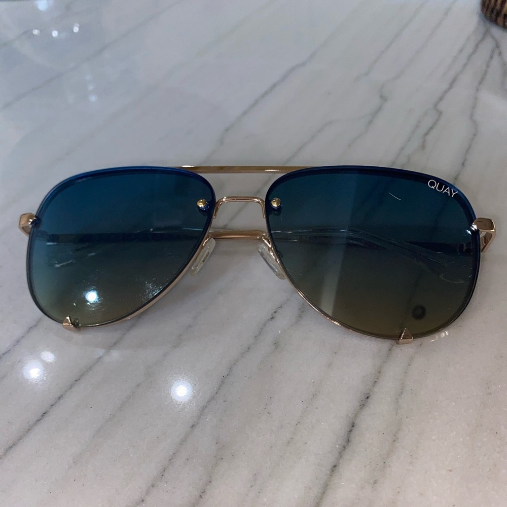 Quay blue tinted sunglasses